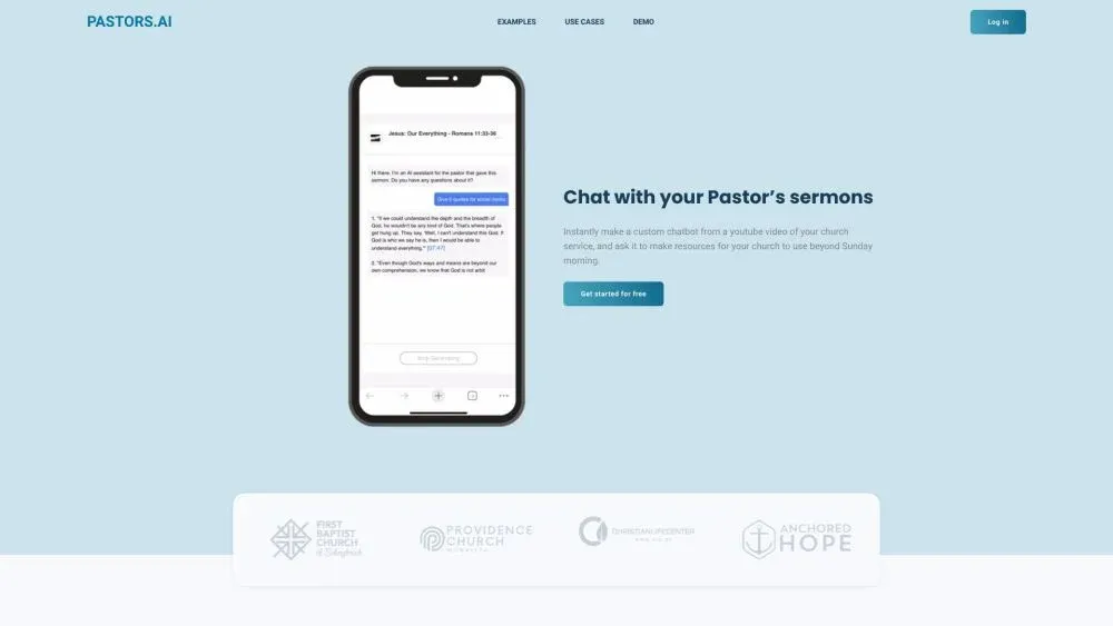 Pastors AI image