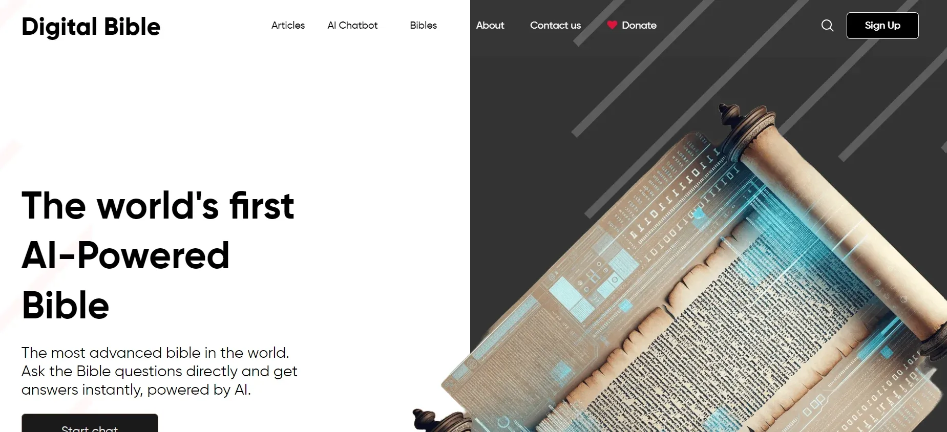 Digital Bible - World's first AI-powered Bible